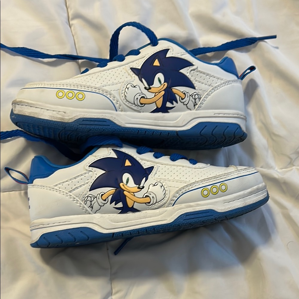 Sonic the Hedgehog Kids Shoes - Blue and White
